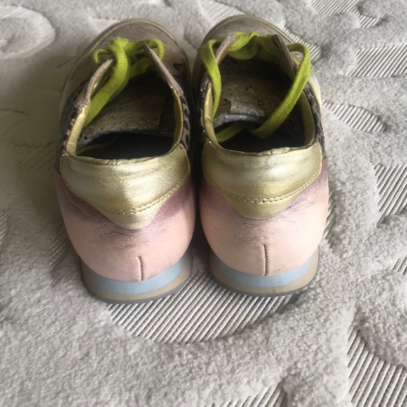 Womens Leopard Print Sneakers - Picture 5 of 6